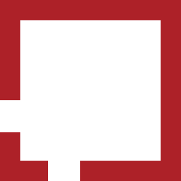 Logo du carré rouge seul